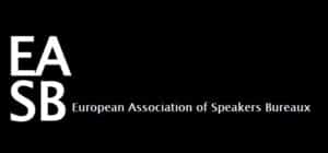 An image of the logo of the EASB (European Association of Speaker Bureaus) which The Speakers Agency is proud to be a part of.