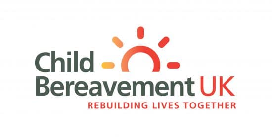 An image of the logo of Child Bereavement UK, the chosen charity supported by The Speakers Agency
