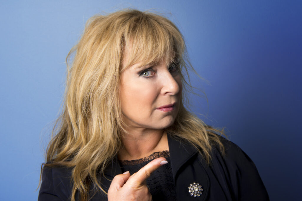 Helen Lederer, comedian, awards host and actress who is best known for starring in Ab Fab.